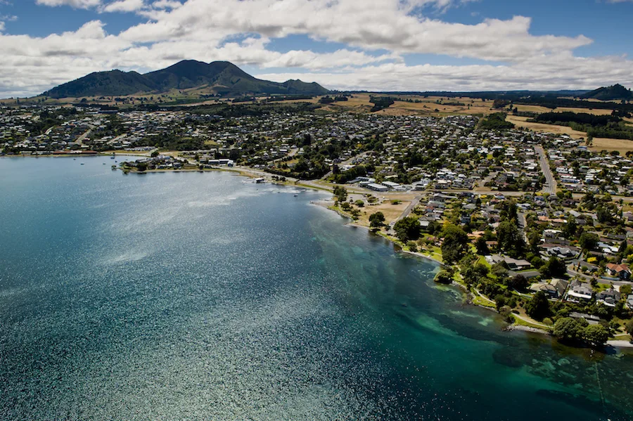 Lake Taupo Looking Towards Nga Roto Estate
