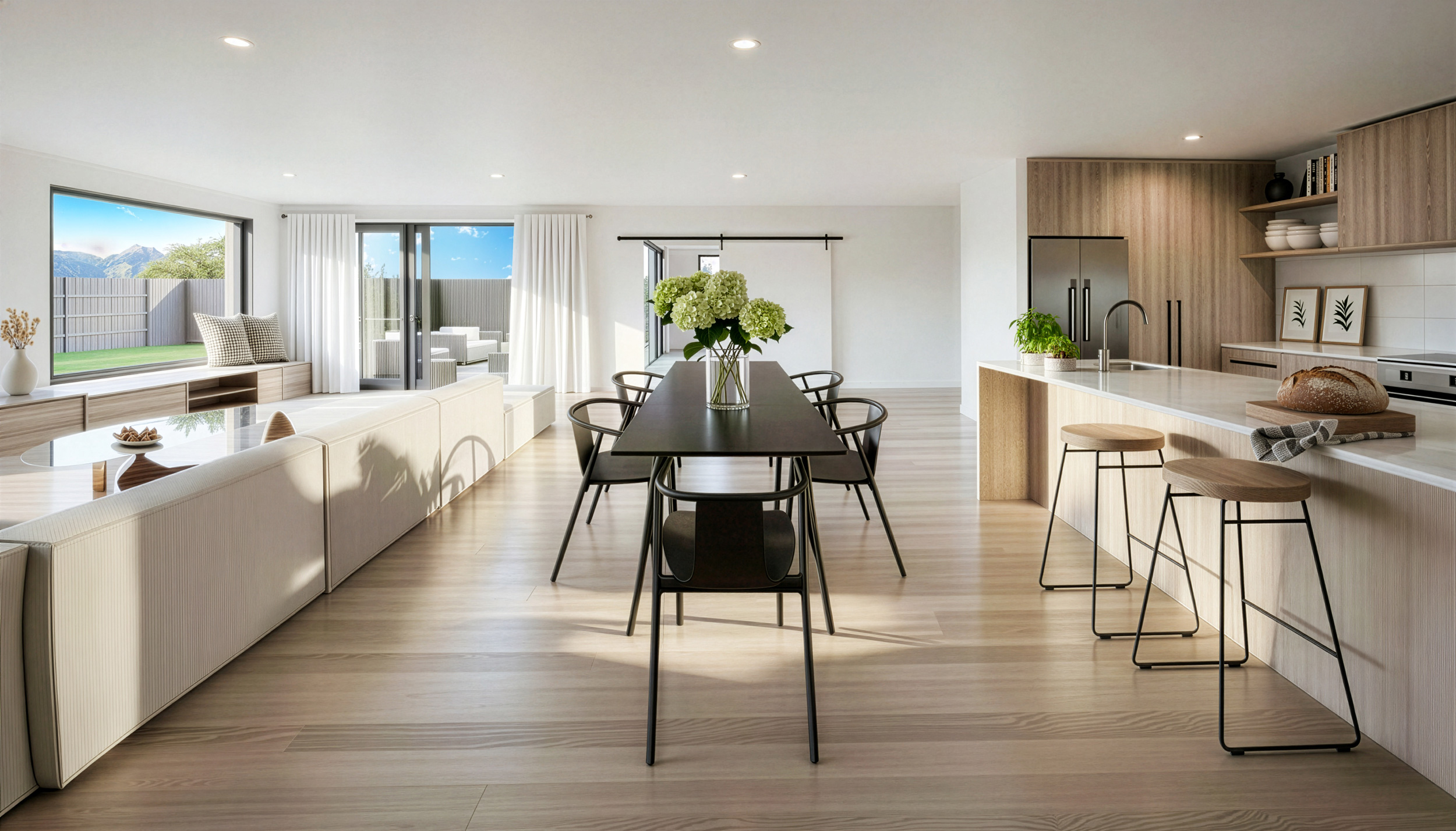 Park Ridge Showhome Living, Kitchen & Dining Web