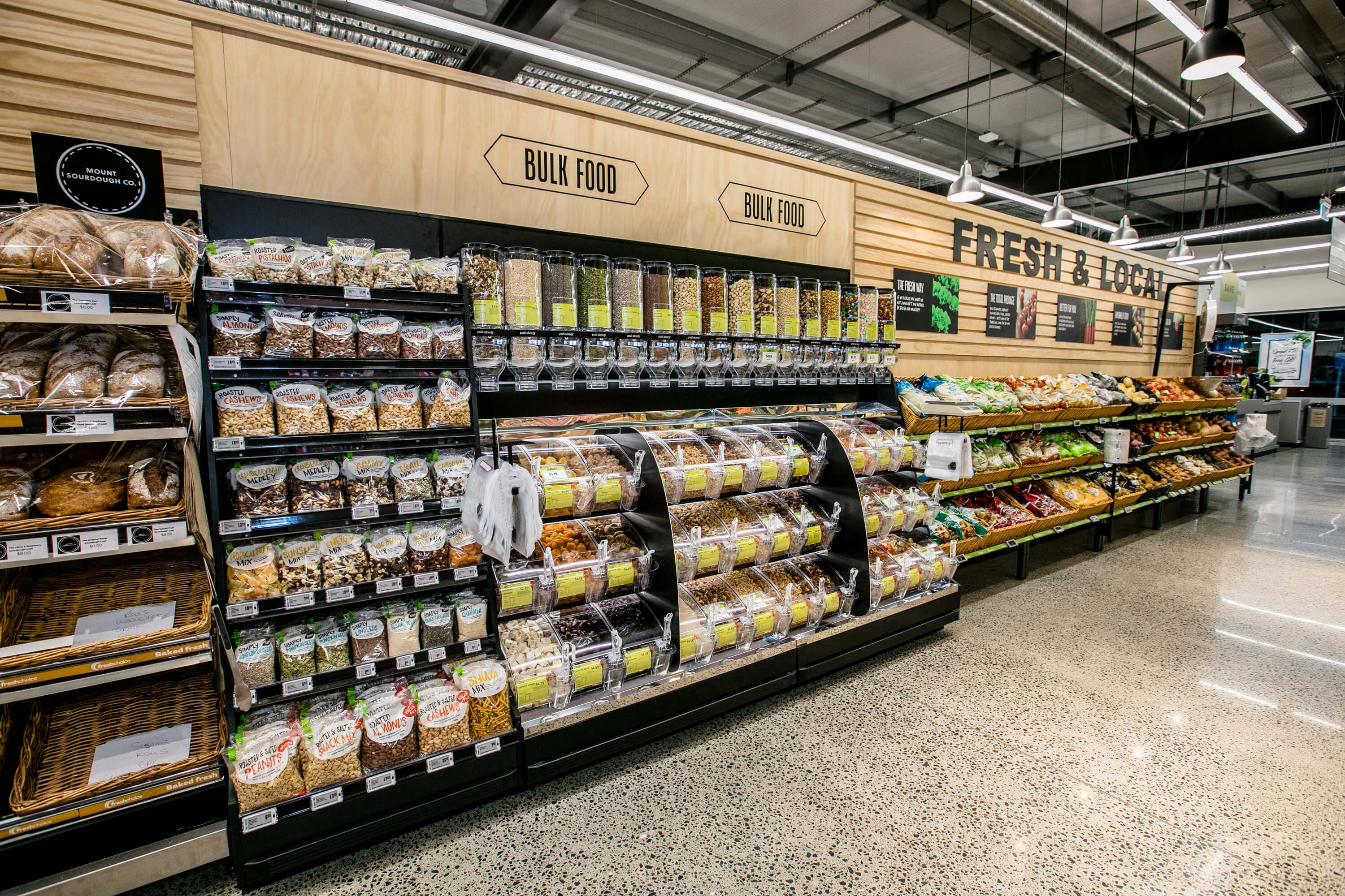Supermarket Internal Image Bulk Supply Bins