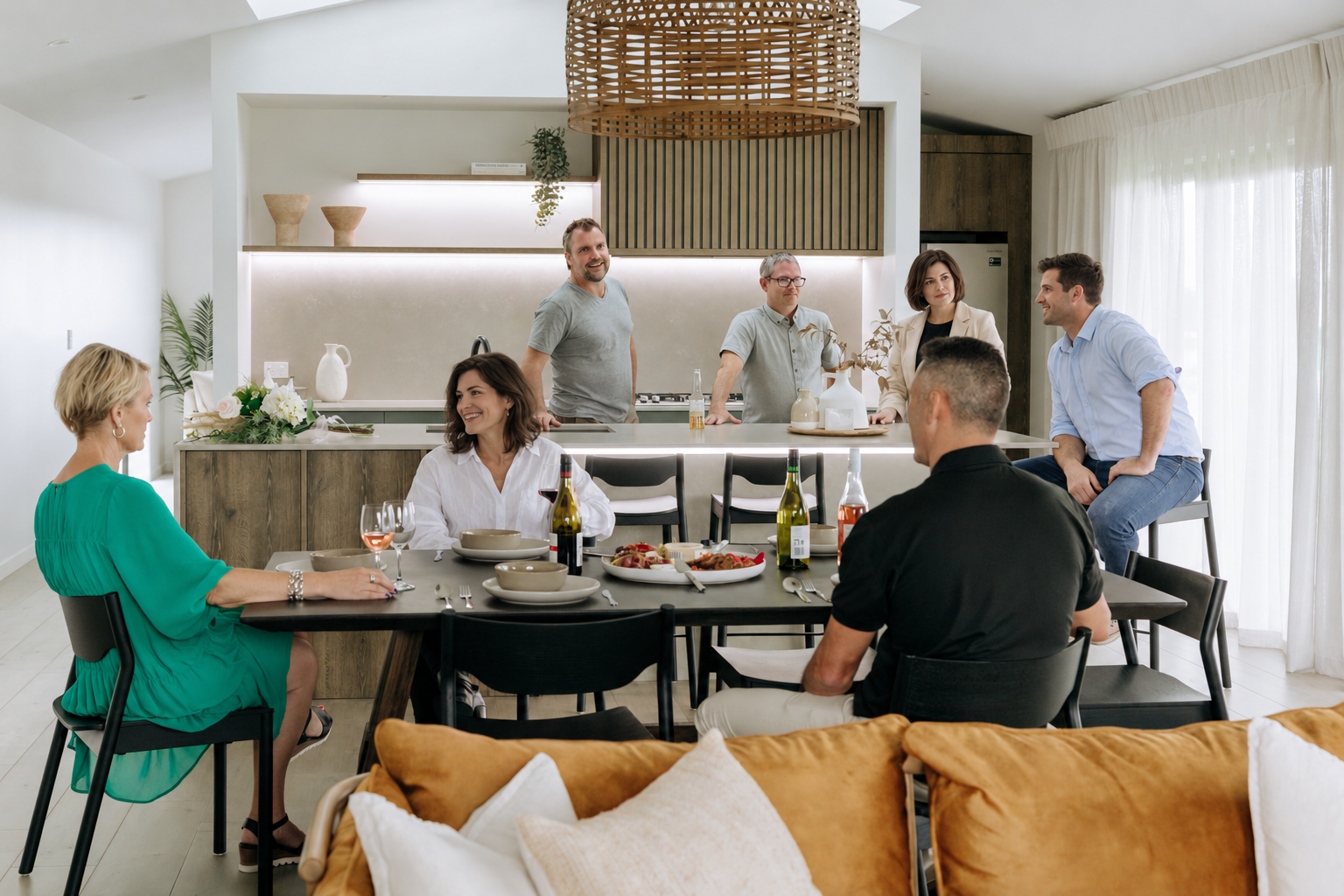 Friends & Family At Classic Builders Home