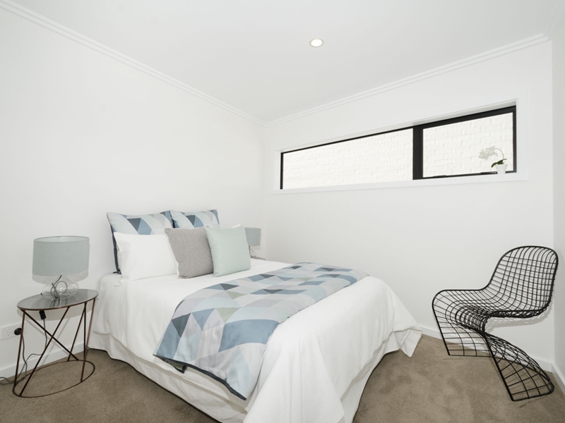 Bedroom upstairs at the Classic Builders Showhome at Hobsonville Point