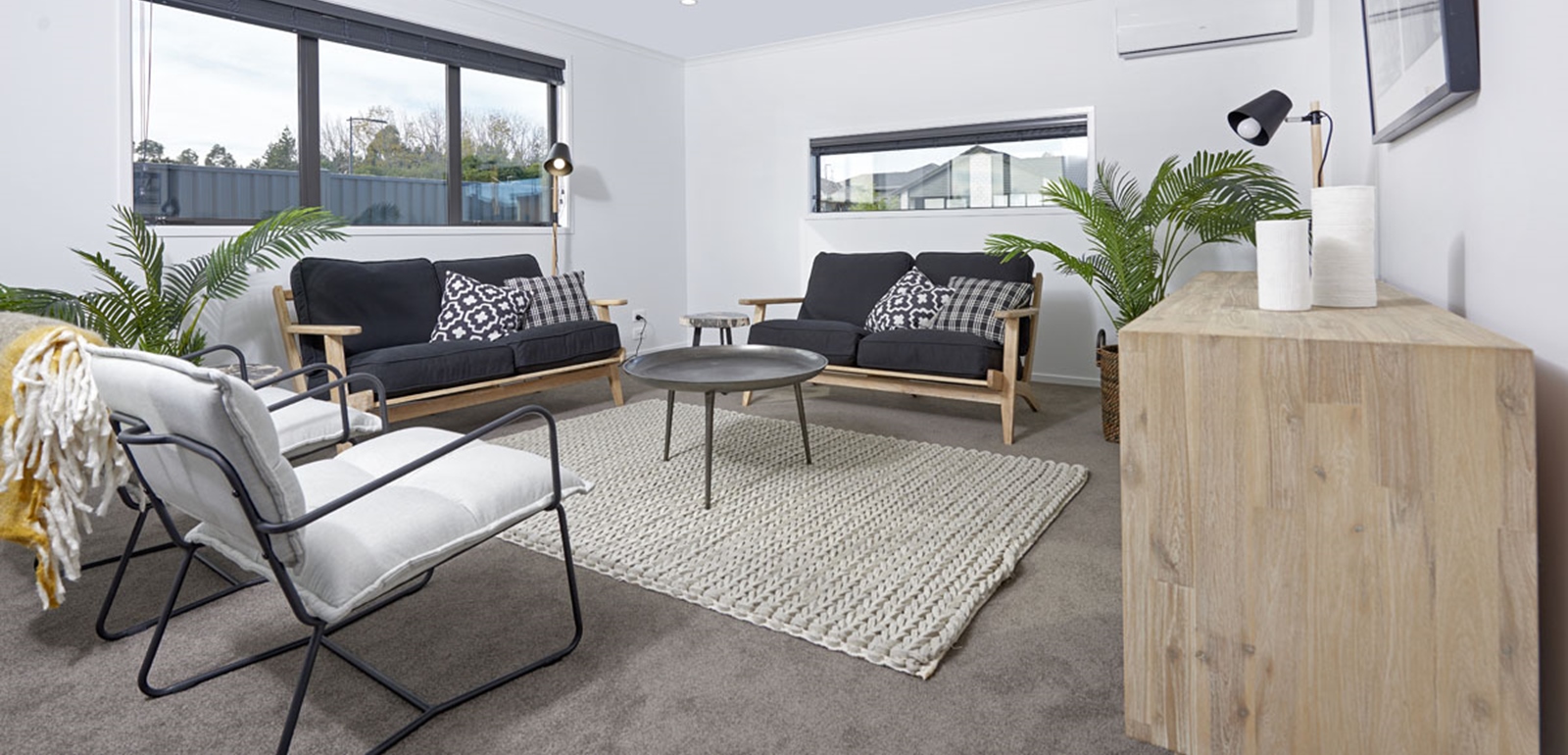 Separate living room floorplan design