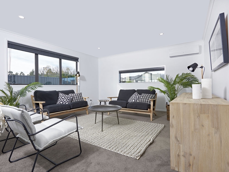 Separate living room floorplan design