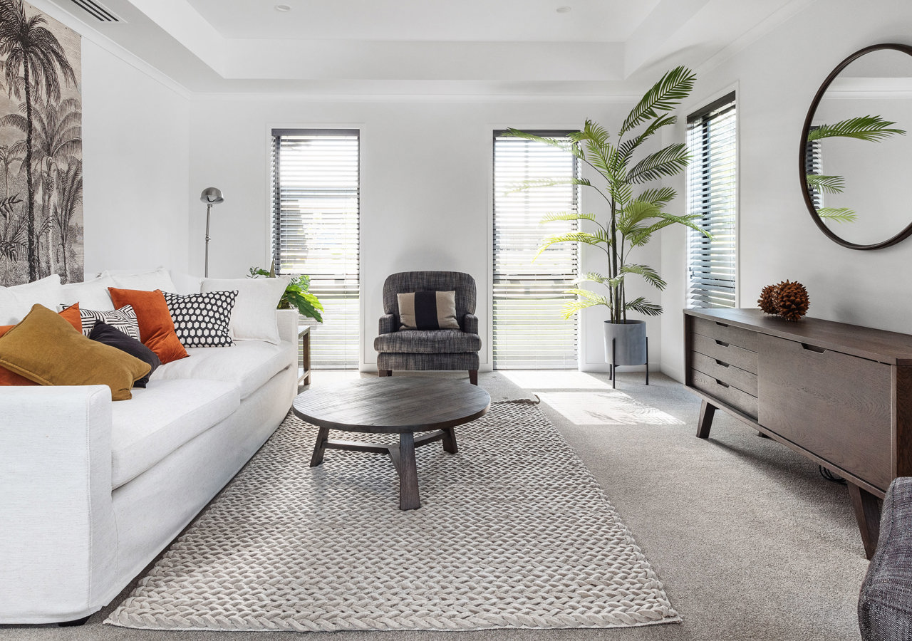 Living Room Classic Builders Showhome