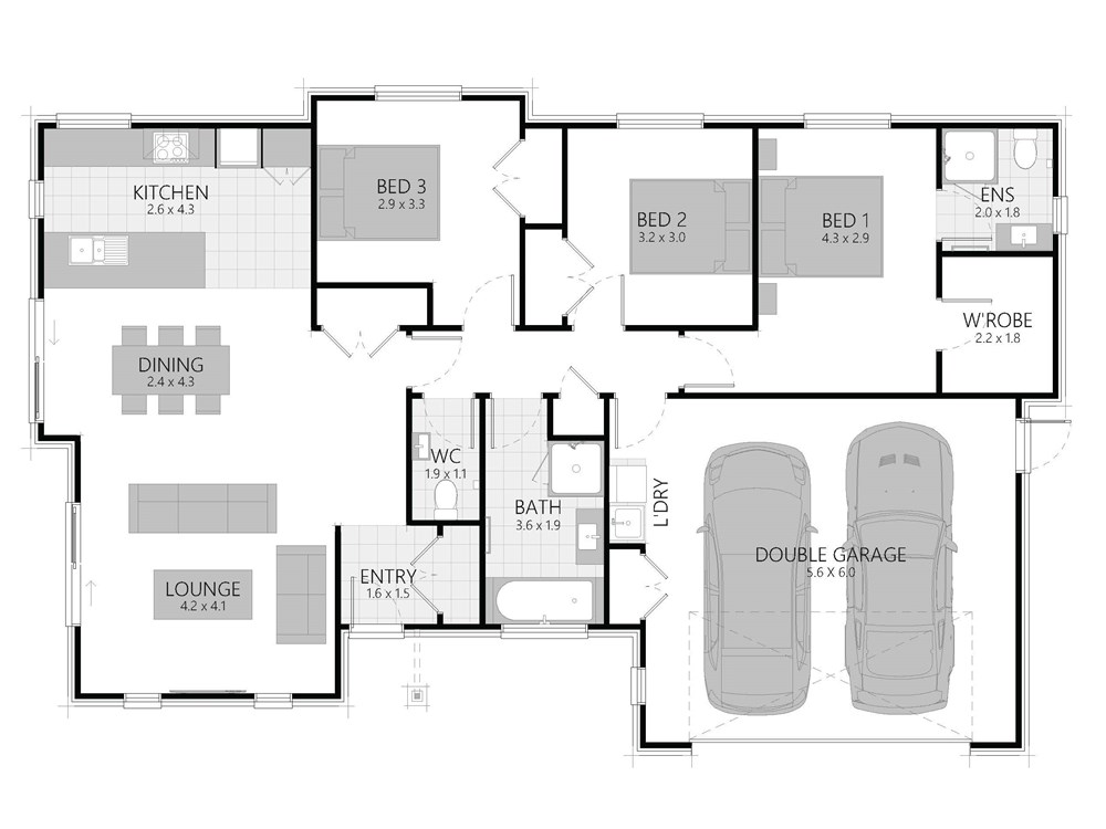 Brookside Display Home Floorplan